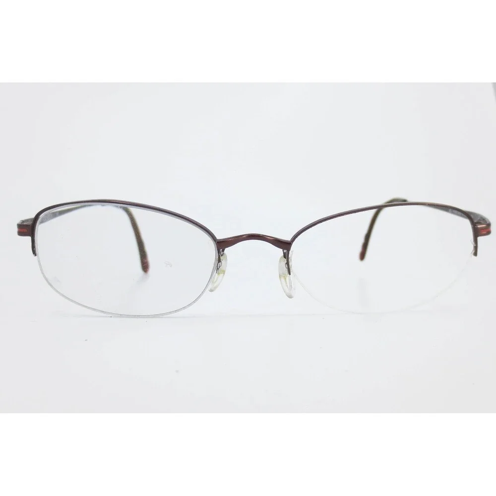 Adidas af04 40 6052 Eyeglasses Frames Burgundy Semi Rimless 53 19 140 Austria